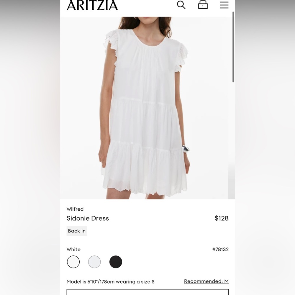 Aritzia Wilfred dress